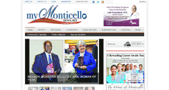 Desktop Screenshot of mymonticellonews.net